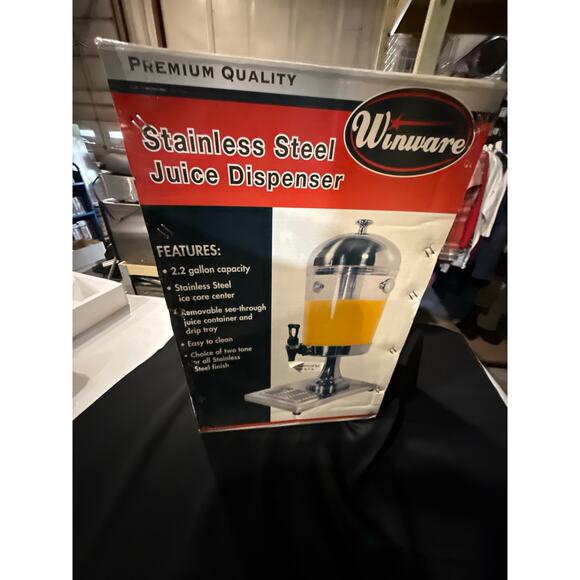 Winware Stainless Steel Juice Dispencer - new in box - Picture 4 of 6
